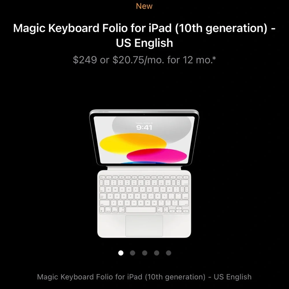 Magic Keyboard Folio for iPad (10th edition) US English